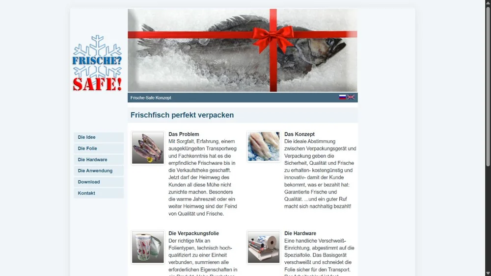 Website-Vorschau von Frische-Safe