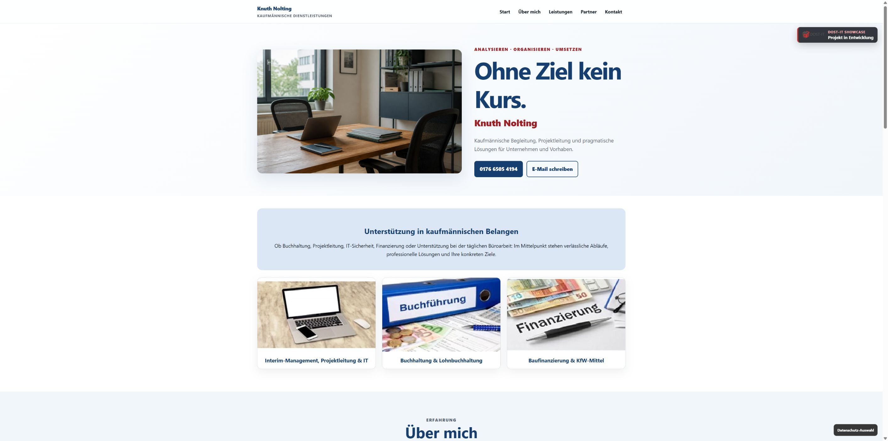 Website-Vorschau von Knuth Nolting